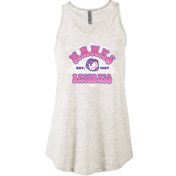 BOISE HAWKS WOMENS BREE TANK, OATMEAL