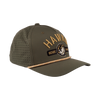 BOISE HAWKS MILITARY HAT, ARMY GREEN