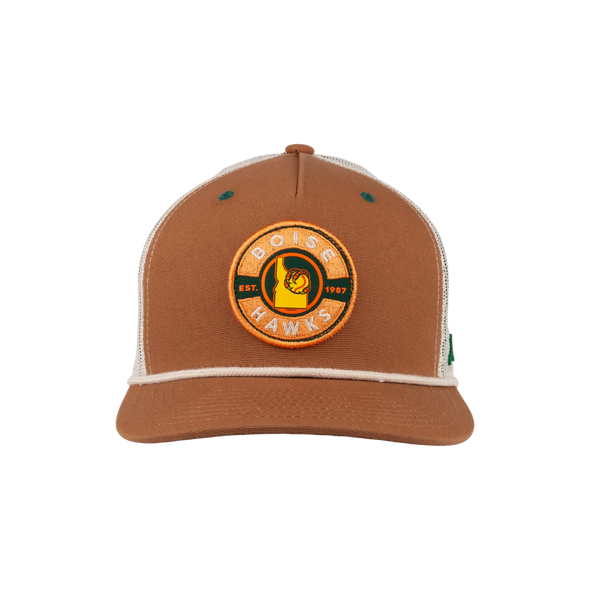 BOISE HAWKS CRUX CANVAS TRUCKER HAT