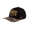 BOISE HAWKS MILITARY CAMO HAT, BLACK/CAMO