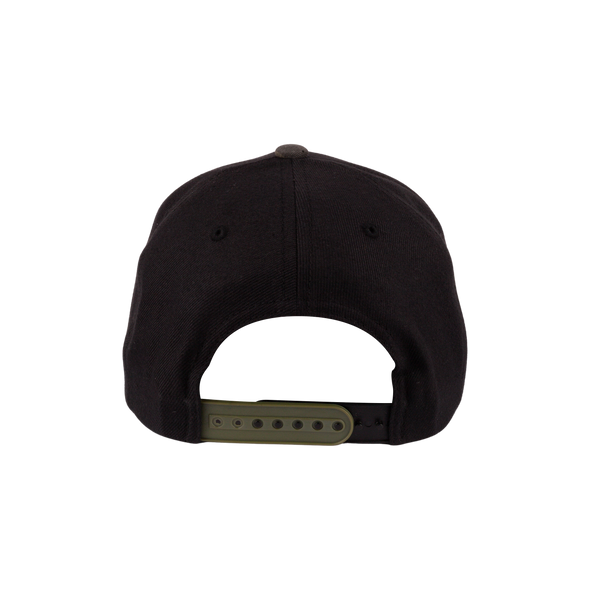 BOISE HAWKS MILITARY CAMO HAT, BLACK/CAMO