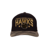 BOISE HAWKS MILITARY CAMO HAT, BLACK/CAMO