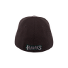 BOISE HAWKS FLINT FLEX FIT HAT, GREY/BLACK