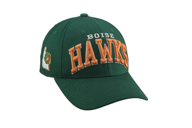 BOISE HAWKS BROADCAST ADJUSTABLE HAT, GREEN