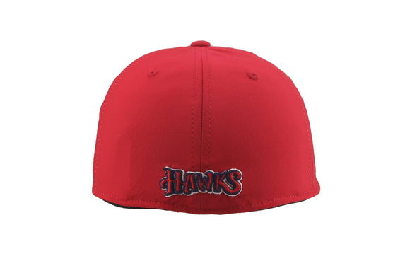BOISE HAWKS STARS AND STRIPES FITTED HAT, R/W/B